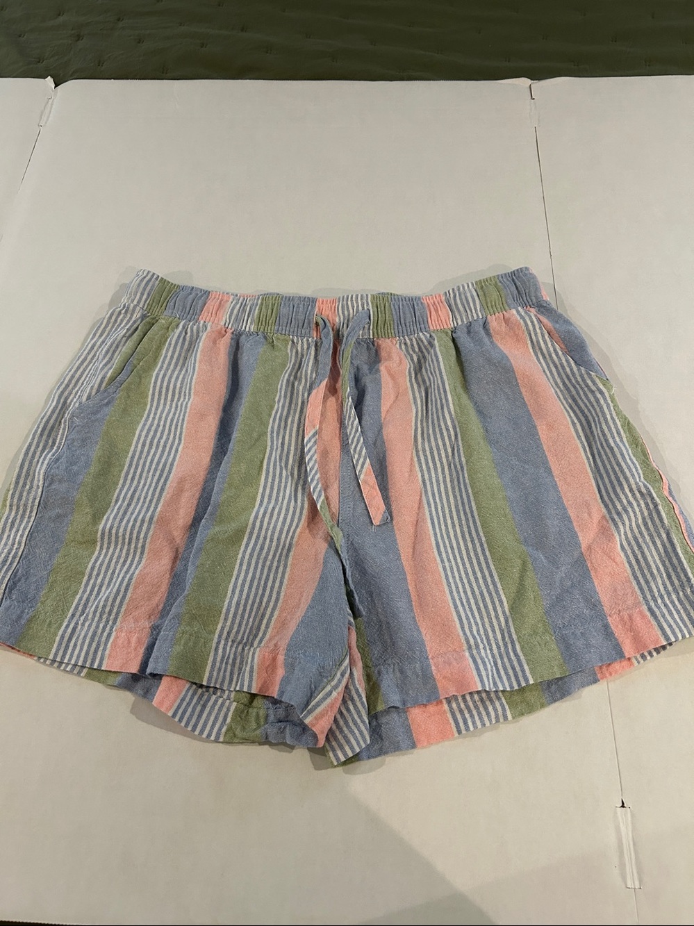 Como Vintage linen blend shorts set size XL - Picture 4 of 9